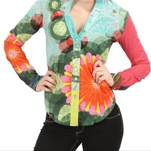 Desigual Multicolored button down shirt